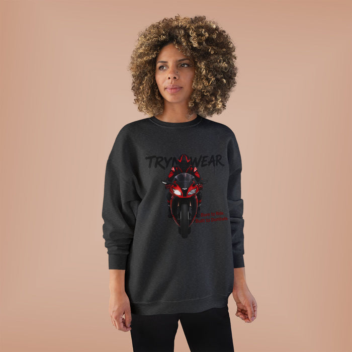 TrynxWear Motorcycle Rider Crewneck Sweatshirt