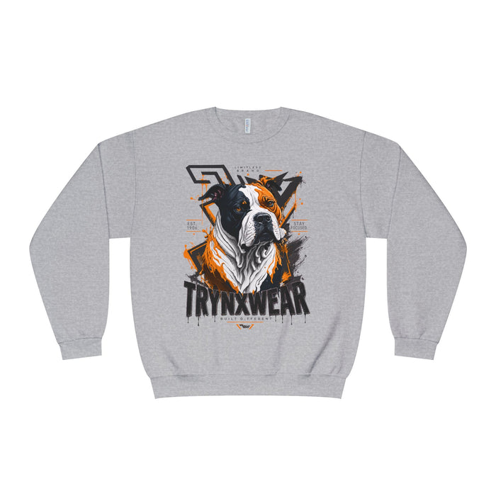 TrynxWear Bulldog Graphic Sweatshirt Urban Pet Lover Crewneck