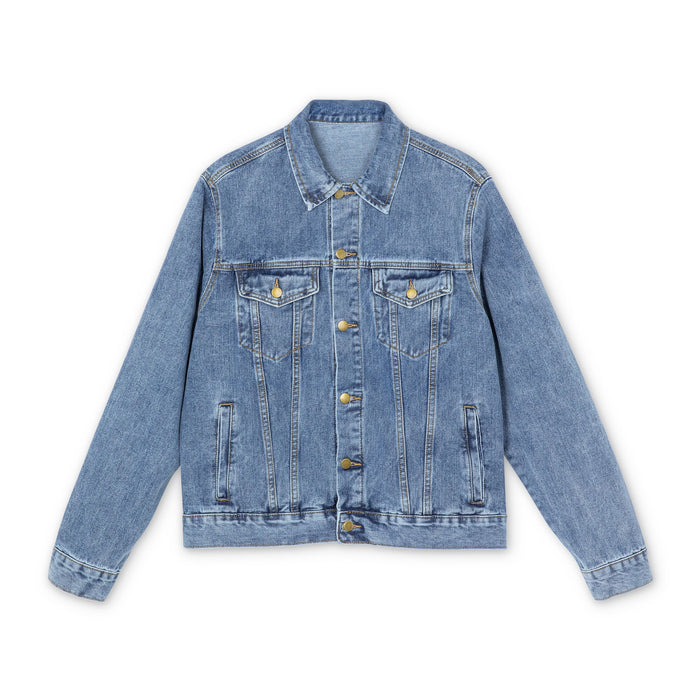 TrynxWear Denim Jacket Identity Graphic Back Patch