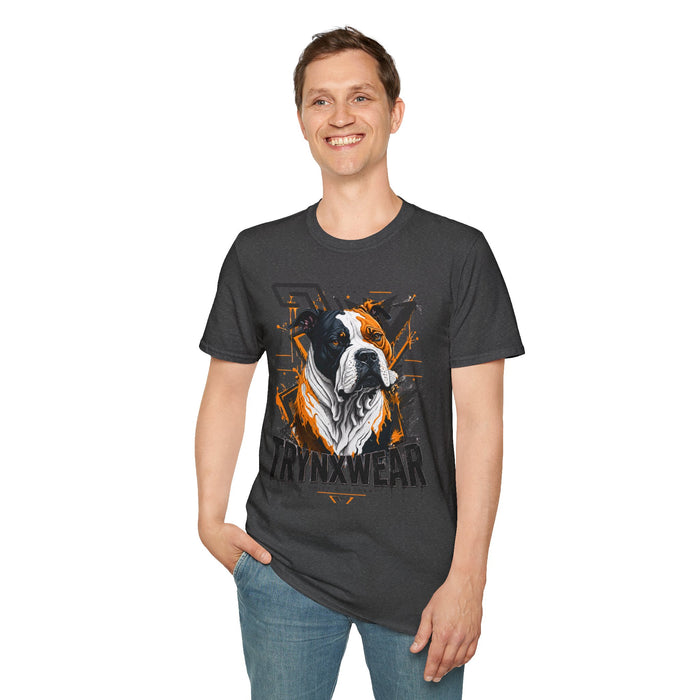 TrynxWear Boxer Dog Graphic T-Shirt Bold Urban Pet Portrait Tee