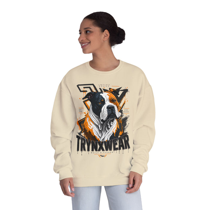 TrynxWear Bulldog Graphic Sweatshirt Urban Pet Lover Crewneck