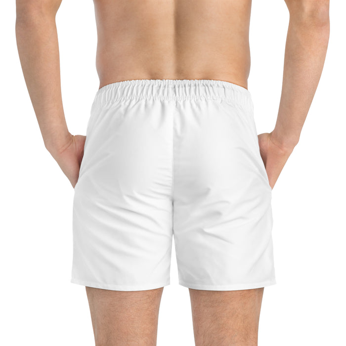 TrynxWear Motorcycle Rider Swim Trunks Red Sportbike Graphic