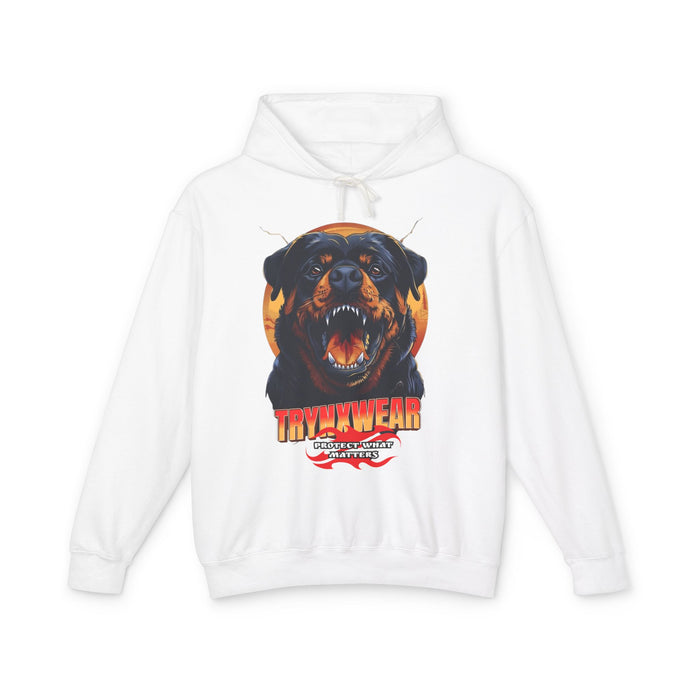 TrynxWear Rottweiler Graphic Hoodie Vintage Dog Head Sweatshirt
