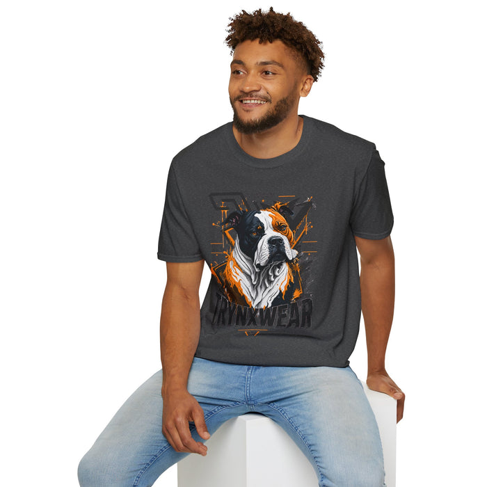 TrynxWear Boxer Dog Graphic T-Shirt Bold Urban Pet Portrait Tee