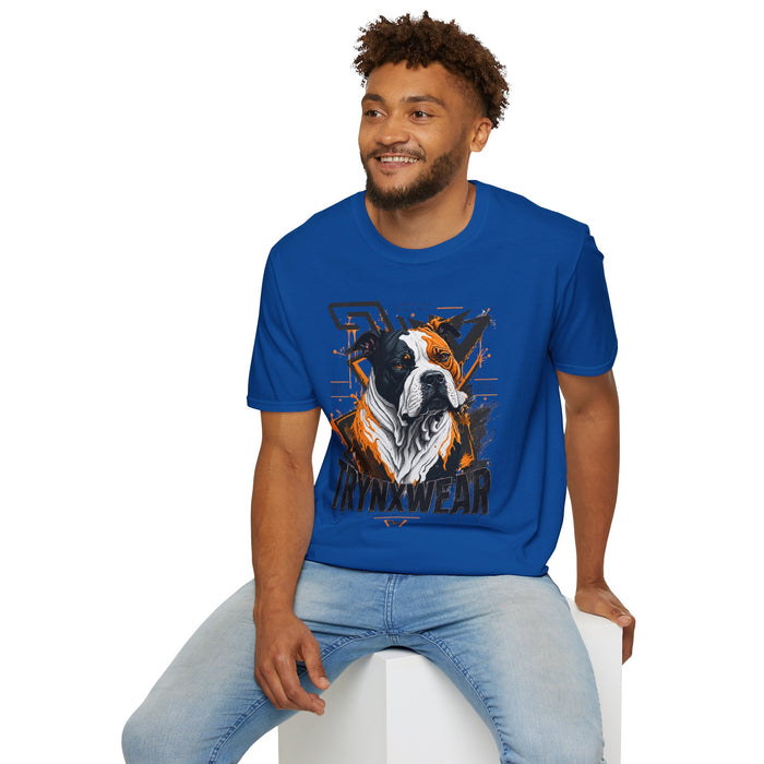 TrynxWear Boxer Dog Graphic T-Shirt Bold Urban Pet Portrait Tee