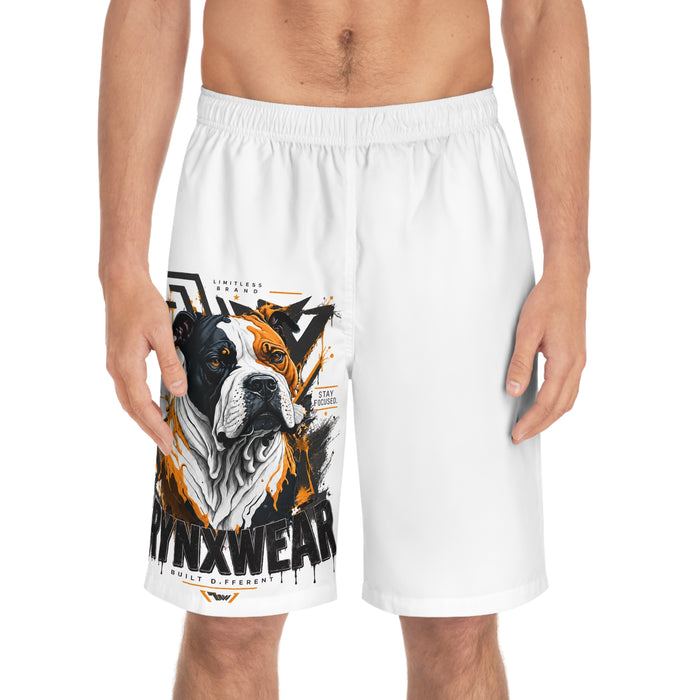 TrynxWear Bulldog Graphic Board Shorts Street Style Swim Trunks