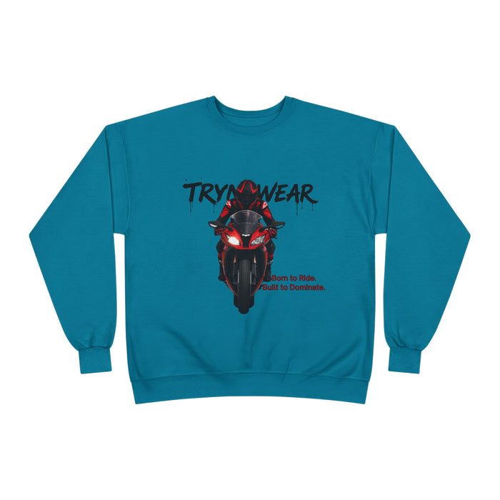 TrynxWear Motorcycle Rider Crewneck Sweatshirt