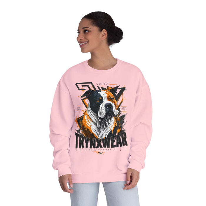 TrynxWear Bulldog Graphic Sweatshirt Urban Pet Lover Crewneck