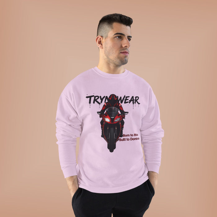 TrynxWear Motorcycle Rider Crewneck Sweatshirt