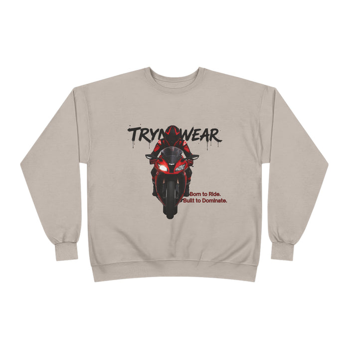TrynxWear Motorcycle Rider Crewneck Sweatshirt