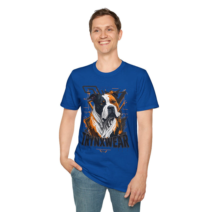 TrynxWear Boxer Dog Graphic T-Shirt Bold Urban Pet Portrait Tee
