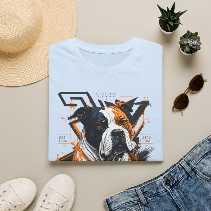 TrynxWear Boxer Dog Graphic T-Shirt Bold Urban Pet Portrait Tee