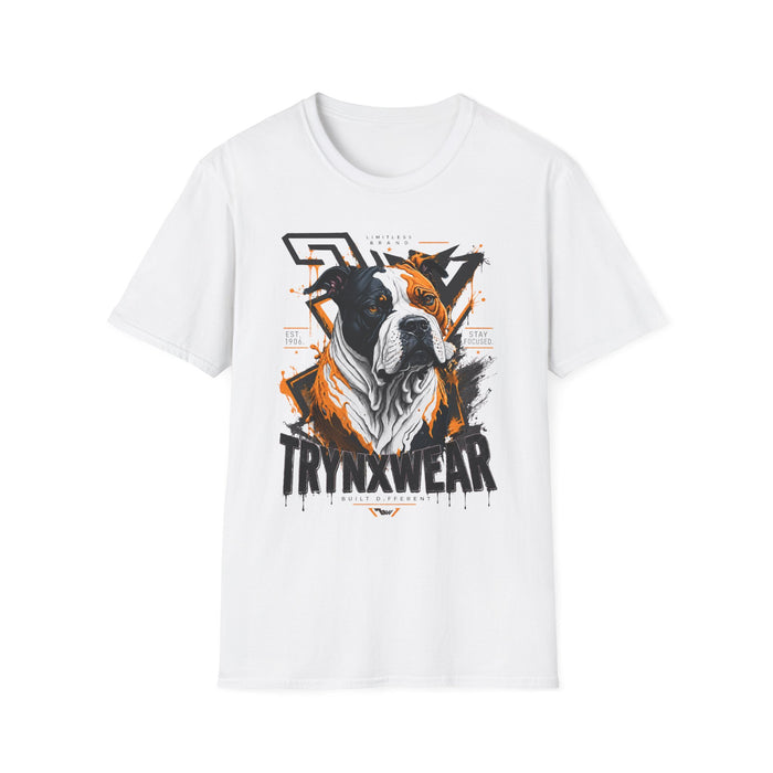 TrynxWear Boxer Dog Graphic T-Shirt Bold Urban Pet Portrait Tee