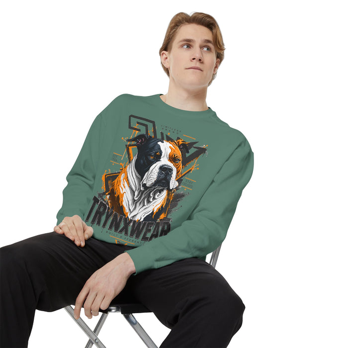 TRYNXWEAR Bulldog Graphic Sweatshirt Urban Pet-Lover Pullover
