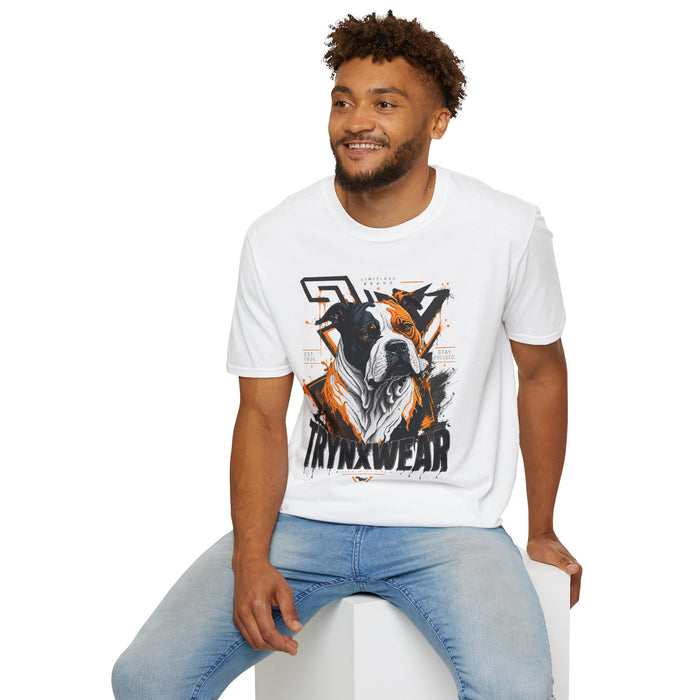 TrynxWear Boxer Dog Graphic T-Shirt Bold Urban Pet Portrait Tee